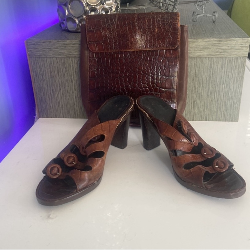 Vintage Donald J.Pliner mules EUC